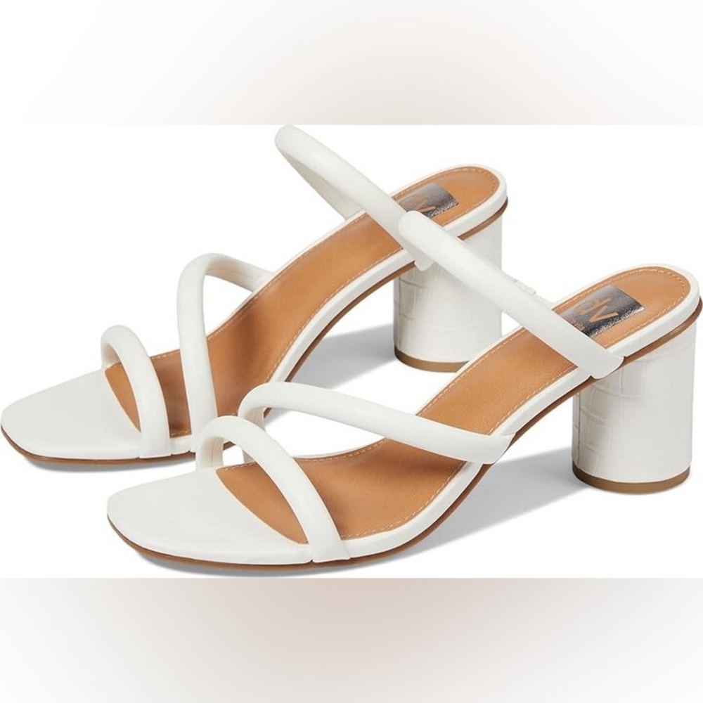 Dolce Vita Myla Strappy Mules White